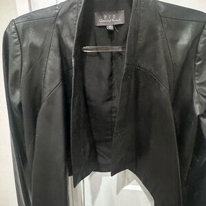 PJK Patterson J. Kincaid Black Leather Jacket